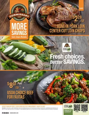 Commissary catalogue | Our best bargains | 2025-08-11T00:00:00.000Z - 2025-08-24T00:00:00.000Z
