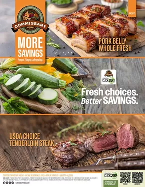 Commissary catalogue | Top deals and discounts | 2025-08-11T00:00:00.000Z - 2025-08-24T00:00:00.000Z