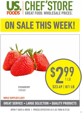 Chef'Store catalogue in Walla Walla WA | Top offers for smart savers | 2025-08-11T00:00:00.000Z - 2025-08-17T00:00:00.000Z