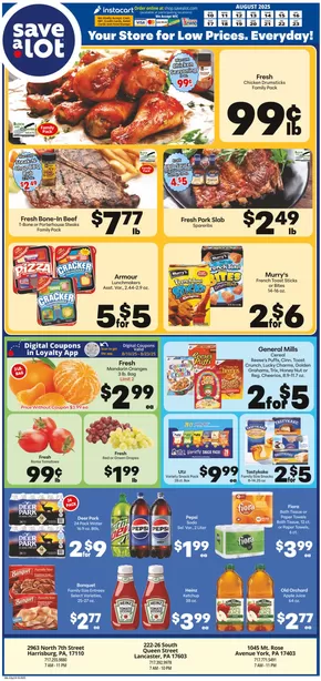 Save a Lot catalogue in Salyersville KY | Current deals and offers | 2025-08-10T00:00:00.000Z - 2025-08-23T00:00:00.000Z