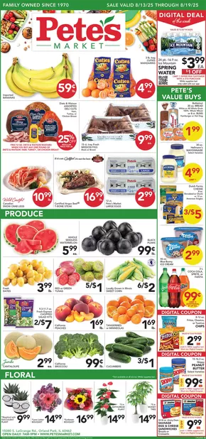 Pete's Fresh Market catalogue in Cadiz KY | Top deals and discounts | 2025-08-13T00:00:00.000Z - 2025-08-19T00:00:00.000Z