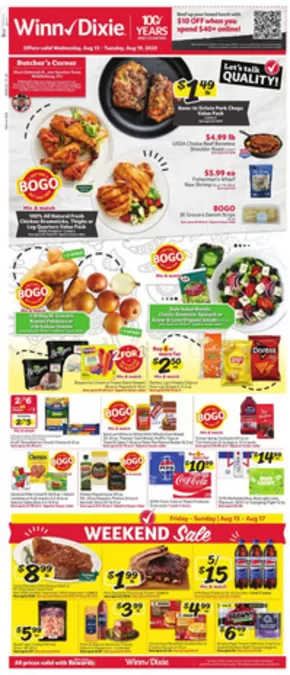Winn Dixie catalogue in Owensboro KY | Current bargains and offers | 2025-08-13T00:00:00.000Z - 2025-08-19T00:00:00.000Z
