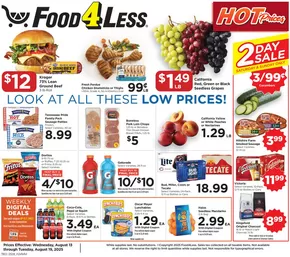 Food 4 Less catalogue in Chicago IL | Offers for bargain hunters | 2025-08-13T00:00:00.000Z - 2025-08-19T00:00:00.000Z
