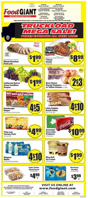Food Giant catalogue in Brewton AL | Weekly Ad | 2025-08-13T00:00:00.000Z - 2025-08-19T00:00:00.000Z