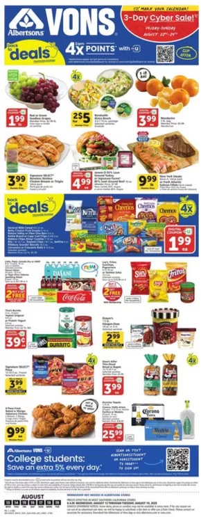Vons catalogue in Los Alamitos CA | Weekly Ad - SoCal | 2025-08-13T00:00:00.000Z - 2025-08-19T00:00:00.000Z