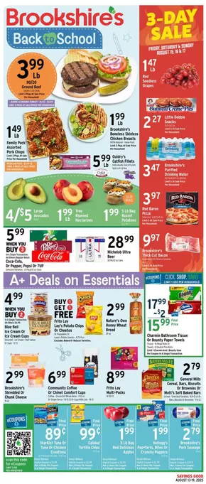 Brookshire's catalogue in Palestine TX | Top deals for all customers | 2025-08-13T00:00:00.000Z - 2025-08-19T00:00:00.000Z