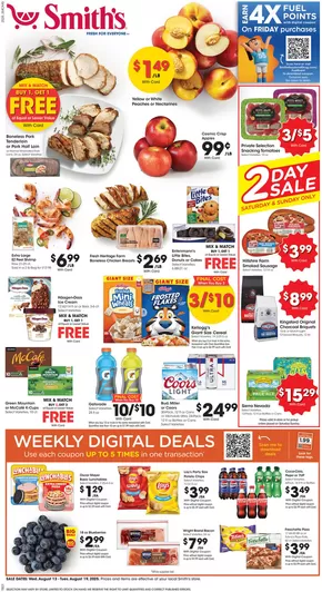 Smith's catalogue in Three Rivers MI | Great offer for bargain hunters | 2025-08-13T00:00:00.000Z - 2025-08-19T00:00:00.000Z