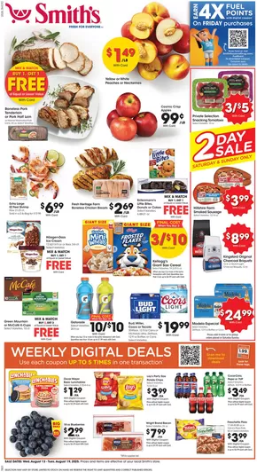 Smith's catalogue in Three Rivers MI | Top offers for all bargain hunters | 2025-08-13T00:00:00.000Z - 2025-08-19T00:00:00.000Z