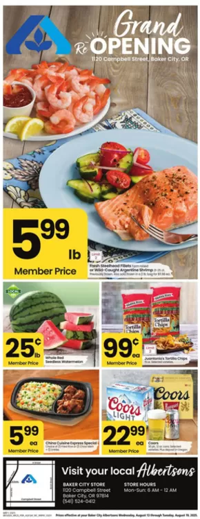 Albertsons catalogue in Three Rivers MI | Exclusive bargains | 2025-08-13T00:00:00.000Z - 2025-08-19T00:00:00.000Z