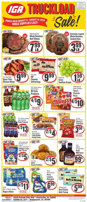 IGA catalogue in Owensboro KY | Discover attractive offers | 2025-08-13T00:00:00.000Z - 2025-08-19T00:00:00.000Z