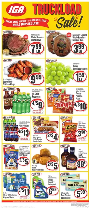 IGA catalogue in Wheatland CA | Top offers for smart savers | 2025-08-13T00:00:00.000Z - 2025-08-19T00:00:00.000Z