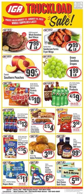 IGA catalogue in Wheatland CA | Top offers for all bargain hunters | 2025-08-13T00:00:00.000Z - 2025-08-19T00:00:00.000Z