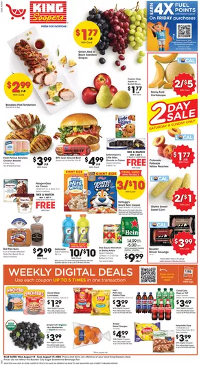 King Soopers catalogue in Aurora CO | Weekly Ad | 2025-08-13T00:00:00.000Z - 2025-08-19T00:00:00.000Z
