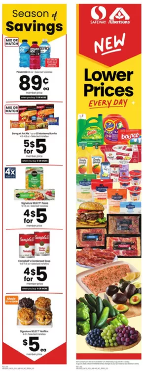 Safeway catalogue in College Place WA | Discover attractive offers | 2025-08-13T00:00:00.000Z - 2025-08-19T00:00:00.000Z