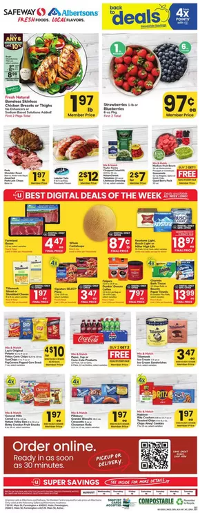 Safeway catalogue in Farmington NM | New offers to discover | 2025-08-13T00:00:00.000Z - 2025-08-19T00:00:00.000Z