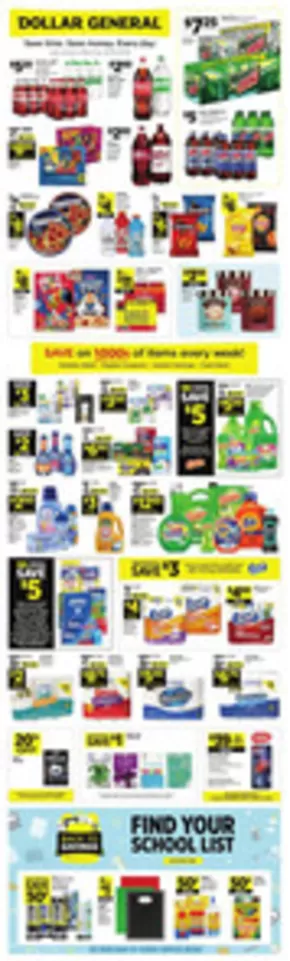 Dollar General catalogue in Bridgeton MO | Discounts and promotions | 2025-08-10T00:00:00.000Z - 2025-08-16T00:00:00.000Z