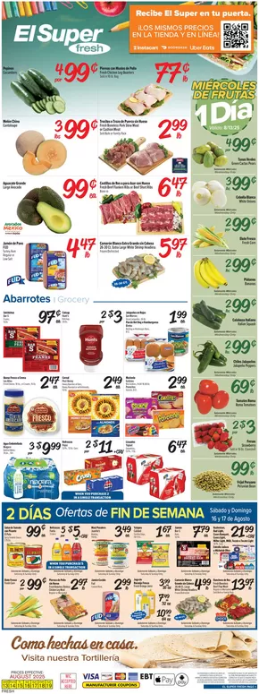El Super catalogue in Los Angeles CA | Discounts and promotions | 2025-08-13T00:00:00.000Z - 2025-08-19T00:00:00.000Z