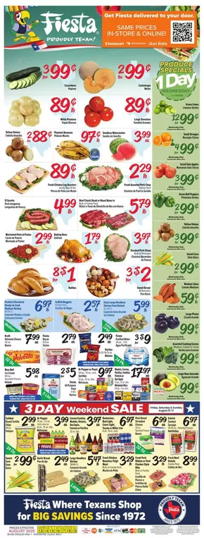 Fiesta Mart catalogue in Apple Springs TX | Our best offers for you | 2025-08-13T00:00:00.000Z - 2025-08-19T00:00:00.000Z