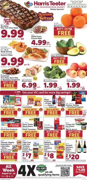 Harris Teeter catalogue in Skowhegan ME | Weekly Ad | 2025-08-13T00:00:00.000Z - 2025-08-19T00:00:00.000Z