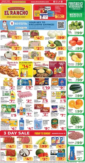 Supermercado El Rancho catalogue in Austin TX | Discounts and promotions | 2025-08-15T00:00:00.000Z - 2025-08-17T00:00:00.000Z