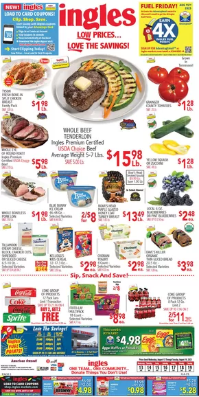 Ingles Markets catalogue in Lenoir City TN | Exclusive deals for our customers | 2025-08-13T00:00:00.000Z - 2025-08-19T00:00:00.000Z