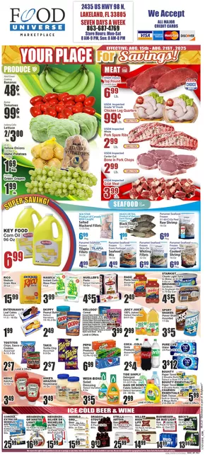Food Universe catalogue | Food Universe weekly ad Next Week | 2025-08-15T00:00:00.000Z - 2025-08-21T00:00:00.000Z