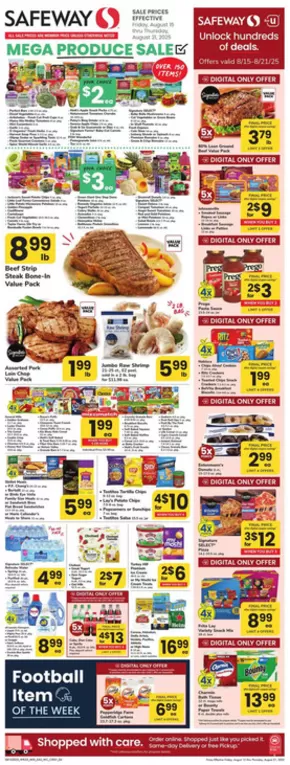 Safeway catalogue in Greenbelt MD | Our best bargains | 2025-08-15T00:00:00.000Z - 2025-08-21T00:00:00.000Z