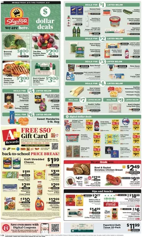 ShopRite catalogue in Greenfield OH | Attractive special offers for everyone | 2025-08-15T00:00:00.000Z - 2025-08-21T00:00:00.000Z