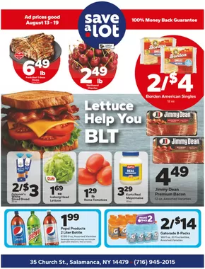 Save a Lot catalogue in Greenfield OH | Our best offers for you | 2025-08-13T00:00:00.000Z - 2025-08-19T00:00:00.000Z
