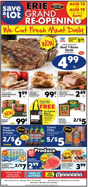 Save a Lot catalogue in Greenfield OH | Exclusive bargains | 2025-08-13T00:00:00.000Z - 2025-08-19T00:00:00.000Z