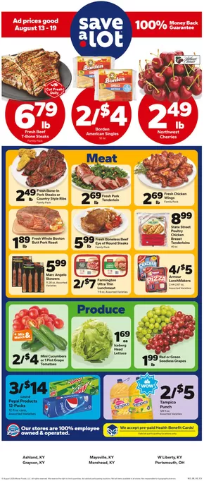 Save a Lot catalogue in Greenfield OH | Special offers for you | 2025-08-13T00:00:00.000Z - 2025-08-19T00:00:00.000Z