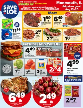 Save a Lot catalogue in Greenfield OH | Attractive special offers for everyone | 2025-08-13T00:00:00.000Z - 2025-08-20T00:00:00.000Z