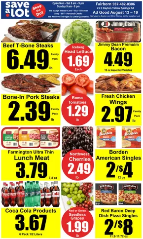 Save a Lot catalogue in Greenfield OH | Top deals for all customers | 2025-08-13T00:00:00.000Z - 2025-08-19T00:00:00.000Z