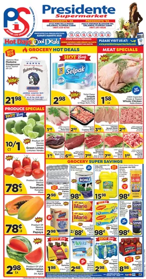 Presidente catalogue in Winter Park FL | Our best offers for you | 2025-08-13T00:00:00.000Z - 2025-08-19T00:00:00.000Z