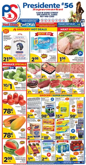 Presidente catalogue in Winter Park FL | Save now with our deals | 2025-08-13T00:00:00.000Z - 2025-08-19T00:00:00.000Z