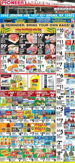 Pioneer Supermarkets catalogue in New York | Great offer for all customers | 2025-08-15T00:00:00.000Z - 2025-08-21T00:00:00.000Z
