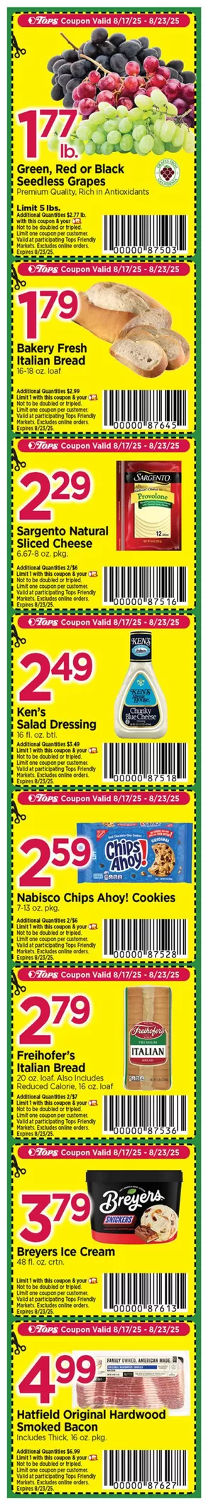 Tops catalogue in Massillon OH | Current bargains and offers | 2025-08-17T00:00:00.000Z - 2025-08-23T00:00:00.000Z