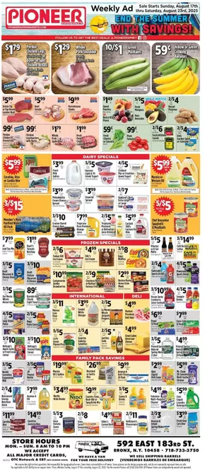Pioneer Supermarkets catalogue in New York | Current bargains and offers | 2025-08-17T00:00:00.000Z - 2025-08-23T00:00:00.000Z