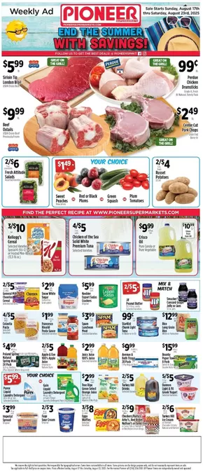 Pioneer Supermarkets catalogue in New York | New offers to discover | 2025-08-17T00:00:00.000Z - 2025-08-23T00:00:00.000Z