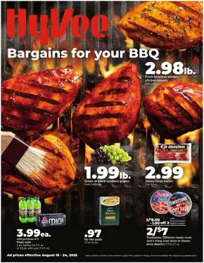 Hy-Vee catalogue in Oldsmar FL | Exclusive bargains | 2025-08-18T00:00:00.000Z - 2025-08-24T00:00:00.000Z