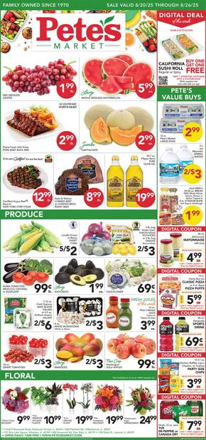 Pete's Fresh Market catalogue | Exclusive deals for our customers | 2025-08-20T00:00:00.000Z - 2025-08-26T00:00:00.000Z