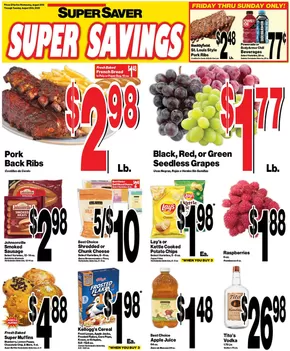 Super Saver catalogue | Current bargains and offers | 2025-08-20T00:00:00.000Z - 2025-08-26T00:00:00.000Z