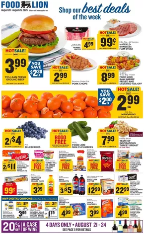 Food Lion catalogue in Greensboro NC | New offers to discover | 2025-08-20T00:00:00.000Z - 2025-08-26T00:00:00.000Z