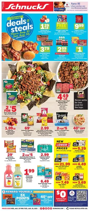 Schnucks catalogue in Maplewood MO | Our best bargains | 2025-08-20T00:00:00.000Z - 2025-08-26T00:00:00.000Z