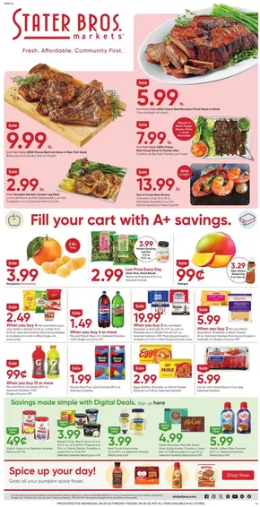 Stater Bros catalogue in Newport NH | Current special promotions | 2025-08-20T00:00:00.000Z - 2025-08-26T00:00:00.000Z