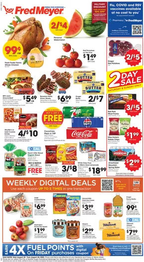 Fred Meyer catalogue in Maplewood MO | Attractive special offers for everyone | 2025-08-20T00:00:00.000Z - 2025-08-26T00:00:00.000Z