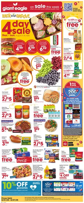 Giant Eagle catalogue in Indianapolis IN | Current deals and offers | 2025-08-21T00:00:00.000Z - 2025-08-27T00:00:00.000Z