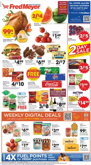 Fred Meyer catalogue in Chillicothe OH | Current deals and offers | 2025-08-20T00:00:00.000Z - 2025-08-26T00:00:00.000Z