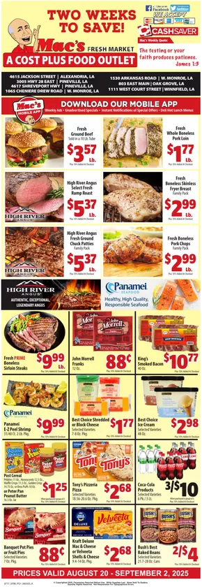 Current special promotions
