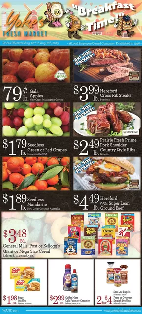 Yoke's Fresh Market  catalogue | Current special promotions | 2025-08-20T00:00:00.000Z - 2025-08-26T00:00:00.000Z